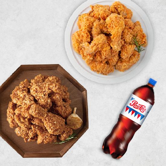 네네치킨 후라이드치킨+소이갈릭치킨+콜라(1.25L)