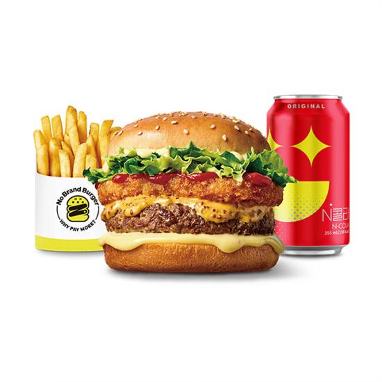 노브랜드버거 메가바이트 버거세트