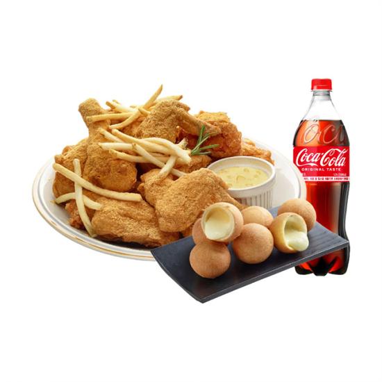 또래오래 콘듀치킨+치즈볼+콜라1.25L