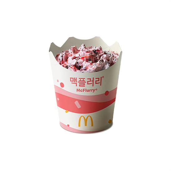 맥도날드 딸기 오레오 맥플러리
