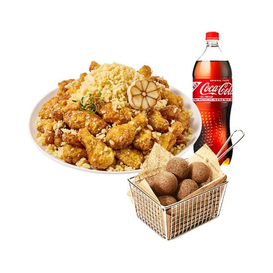 푸라닭 마마치 윙콤보+블랙치즈볼(5구)+콜라 1.25L