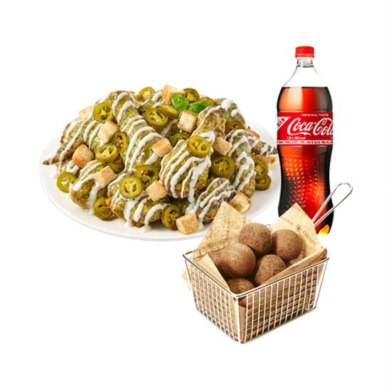 푸라닭 마요피뇨+블랙치즈볼(5구)+콜라 1.25L