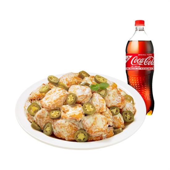 푸라닭 순(다리)살 고추마요+콜라 1.25L