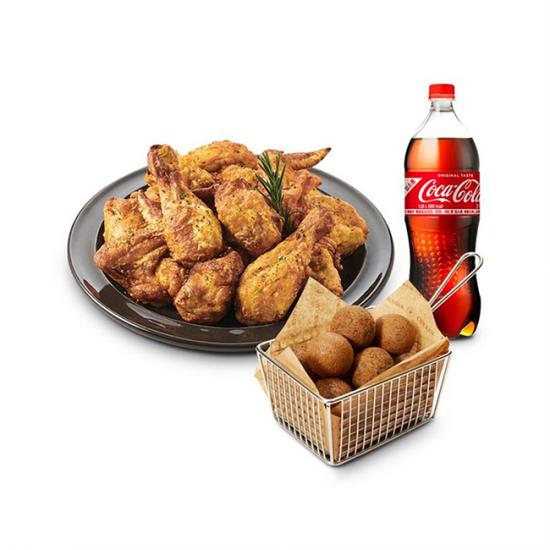 푸라닭 씬 후라이드+블랙치즈볼(5구)+콜라 1.25L