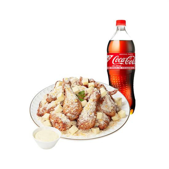 푸라닭 치즈인이유+콜라 1.25L