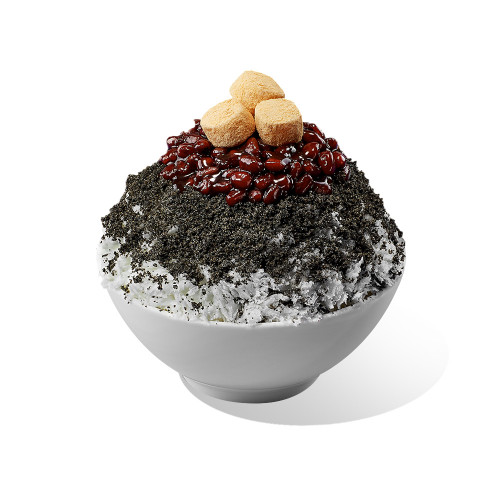 흑임자 팥 빙수
