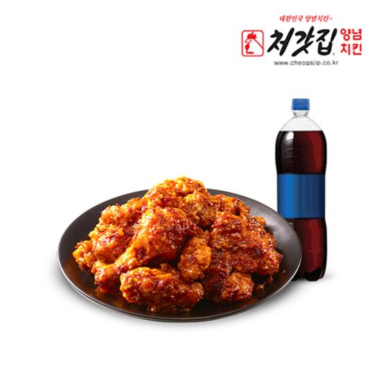 처갓집 양념치킨 XO양념치킨 + 콜라 1.25L
