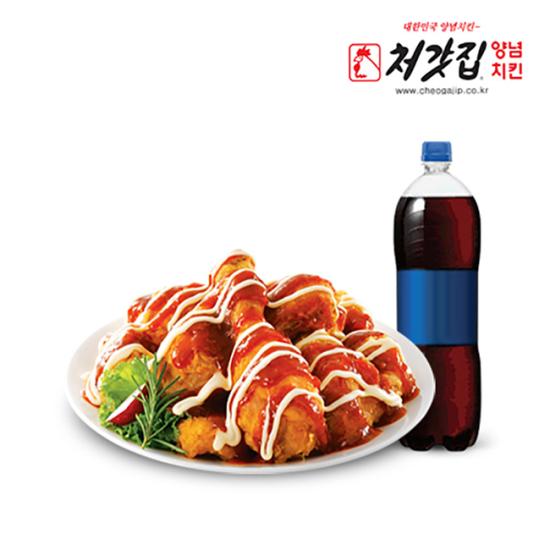 처갓집 양념치킨 슈프림 양념치킨+콜라1.25L