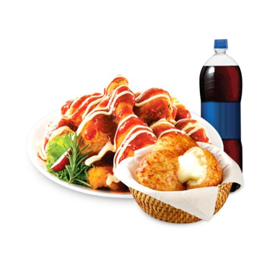 처갓집 양념치킨 슈프림양념치킨+치킨치즈볼(3개)+콜라1.25L