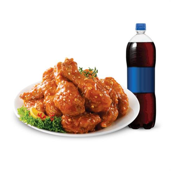 처갓집 양념치킨 허니올리고당야채 양념치킨+콜라1.25L