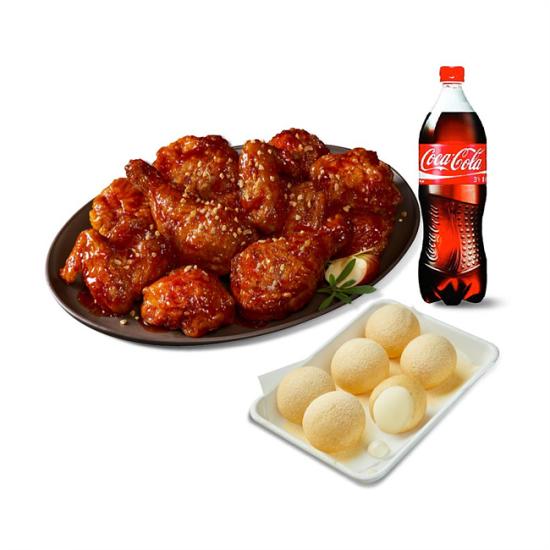 BBQ BBQ 양념치킨+크림치즈볼+콜라1.25L