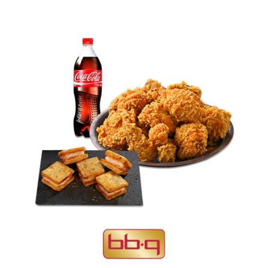 BBQ 크리스피치킨+멘보샤+콜라1.25L