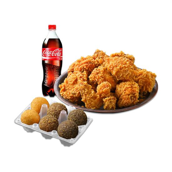 BBQ 크리스피치킨+모둠치즈볼6개+콜라1.25L