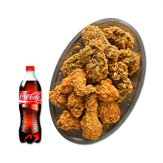 BBQ 핫황금올리브 반반(블랙페퍼+크리스피)+콜라1.25L