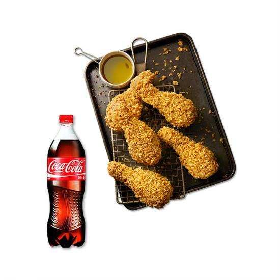 BBQ 황금올리브닭다리+콜라1.25L