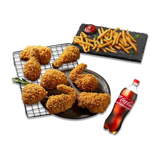 BBQ 황금올리브치킨+BBQ감자튀김+콜라1.25L