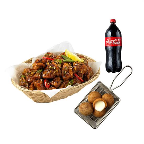 bhc 맛초킹순살+치즈볼+콜라1.25L