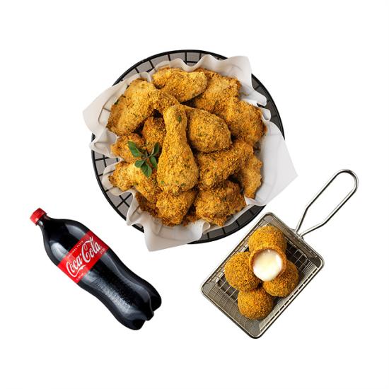 bhc 뿌링클+뿌링치즈볼+콜라1.25L