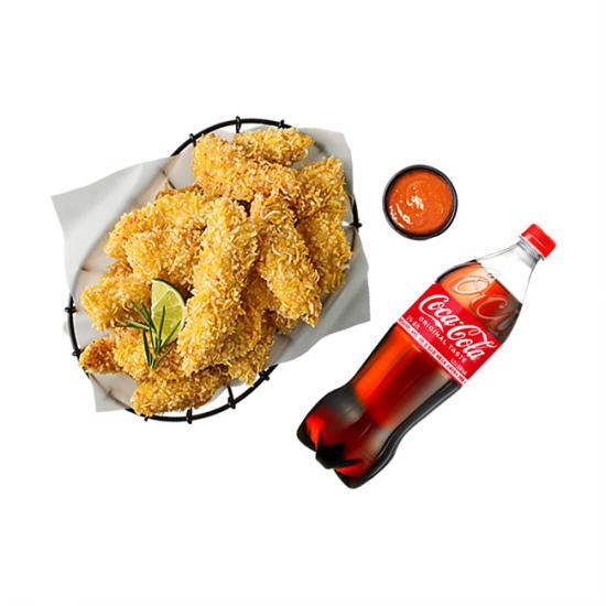 bhc 콰삭킹 순살+콜라1.25L