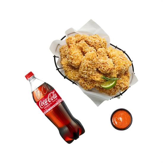 bhc 콰삭킹 윙+콜라1.25L