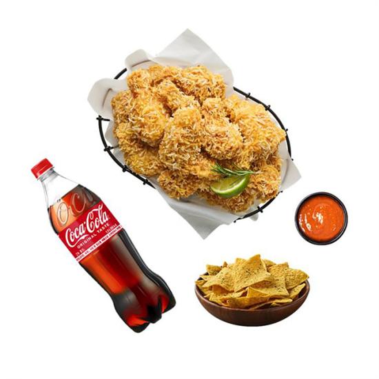 bhc 콰삭킹+뿌링클나쵸+콜라1.25L