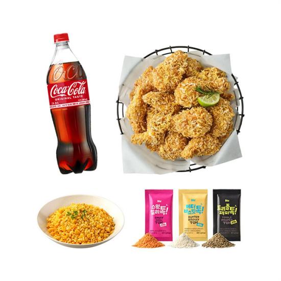 bhc 콰삭톡+뿌링클라이스+콜라1.25L