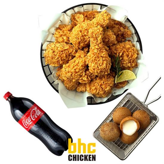 bhc 후라이드+치즈볼+콜라1.25L