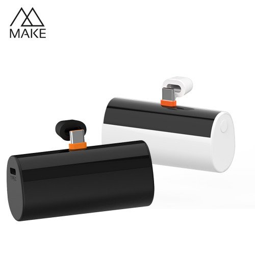 Make 메이크  LCD 20W 고속 도킹 보조배터리 5000mAh