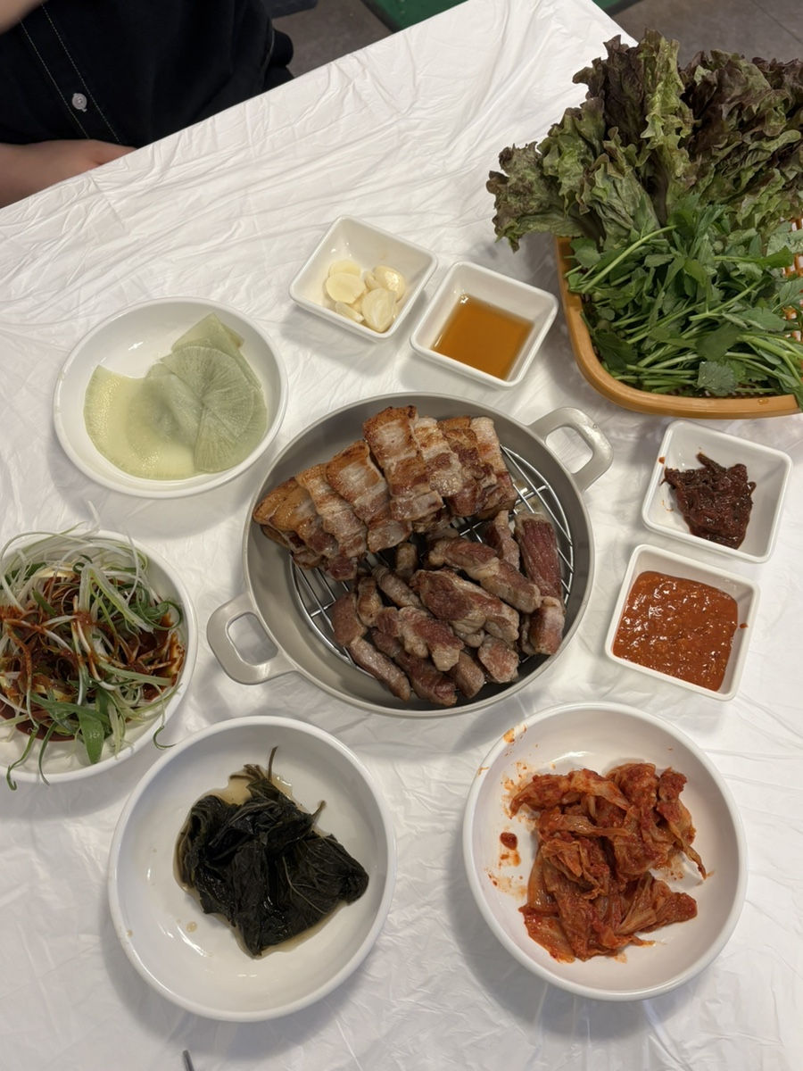 인천남동구 삼겹살 간석동맛집 미나리숙성삼겹살 방문 후기