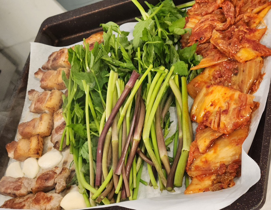 [인천 간석동] 간석동 삼겹살, 간석동 맛집, 간석오거리맛집 미나리 숙성 삼겹살