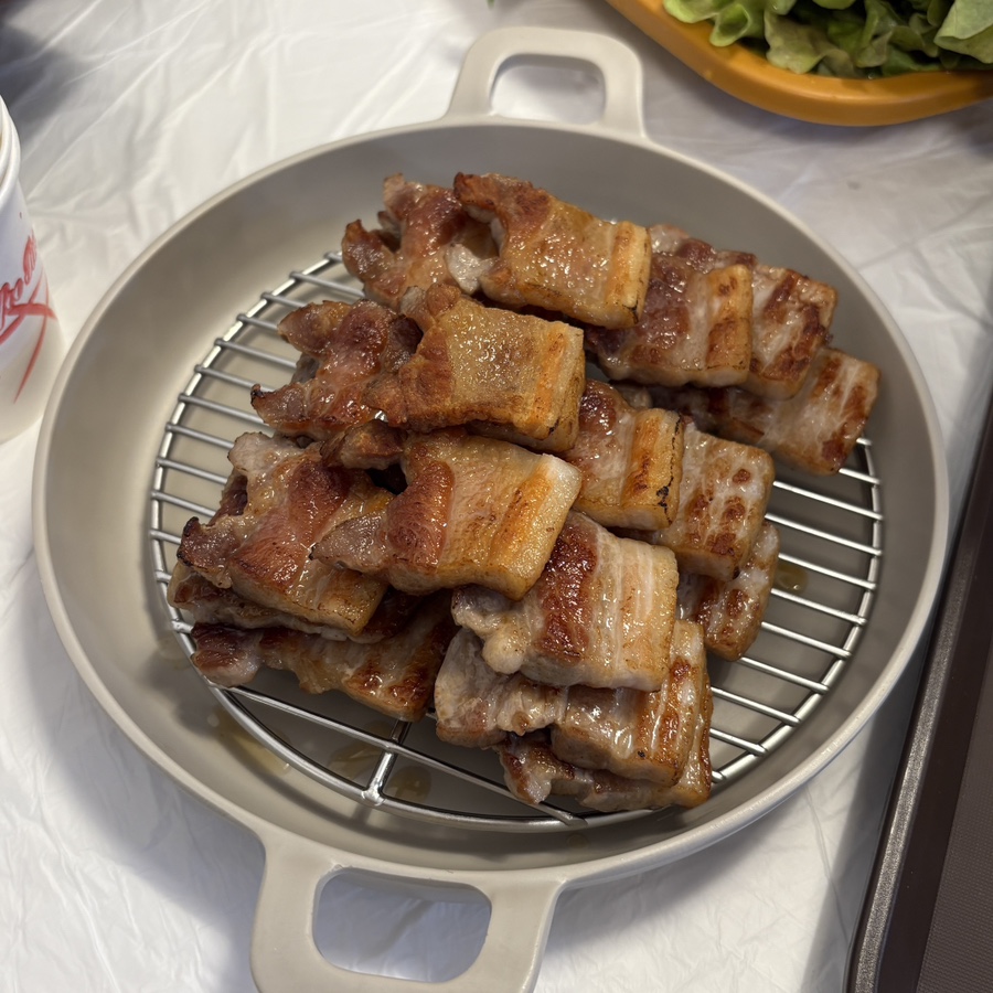 간석오거리맛집 미나리숙성삼겹살 소주에 물냉면 가성비 좋고 맛있는 삼결살 발견