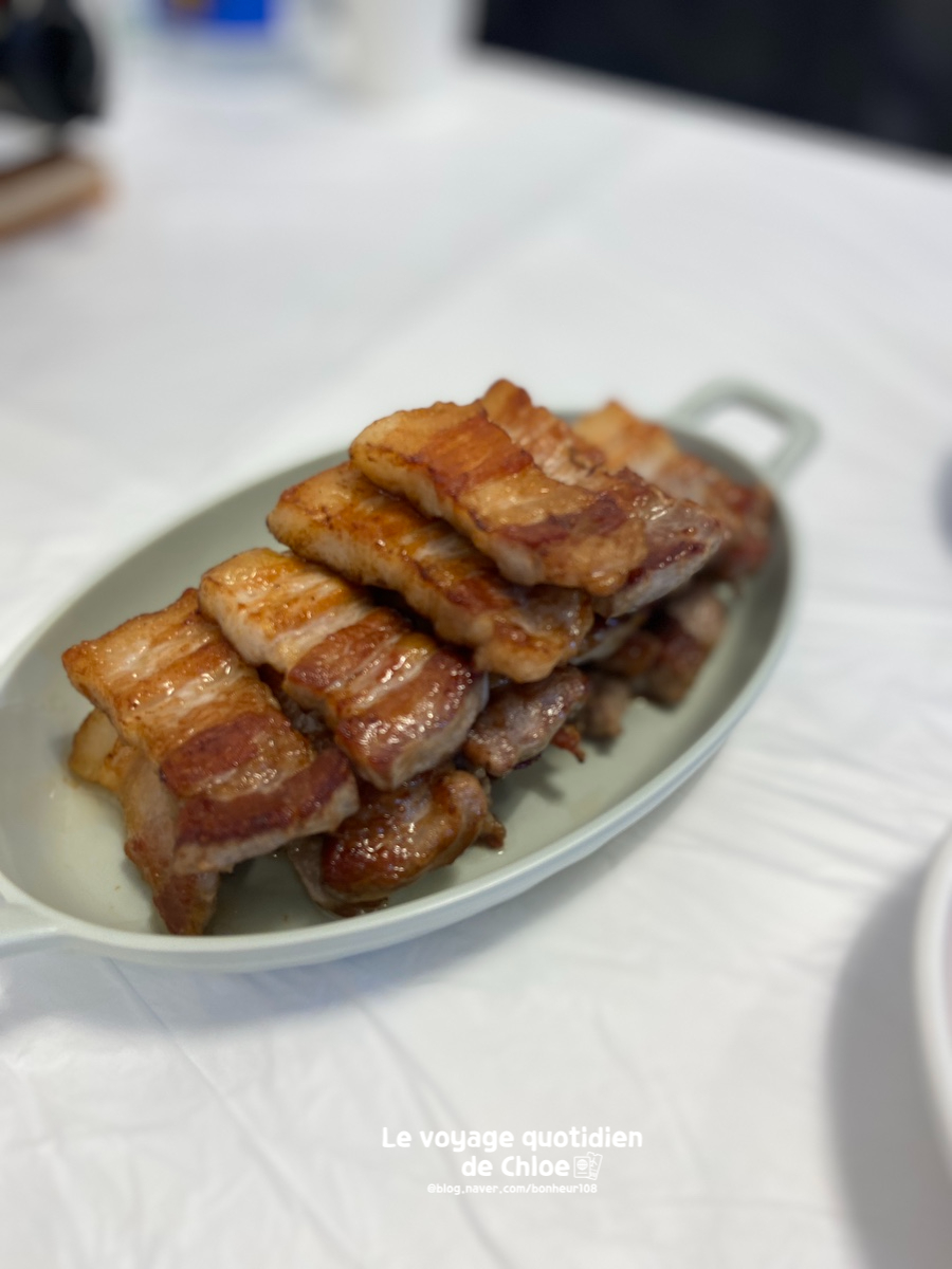 간석동고기집 미나리숙성삼겹살 고기에 진심인 사장님이 운영하는 간석동삼겹살찐맛집