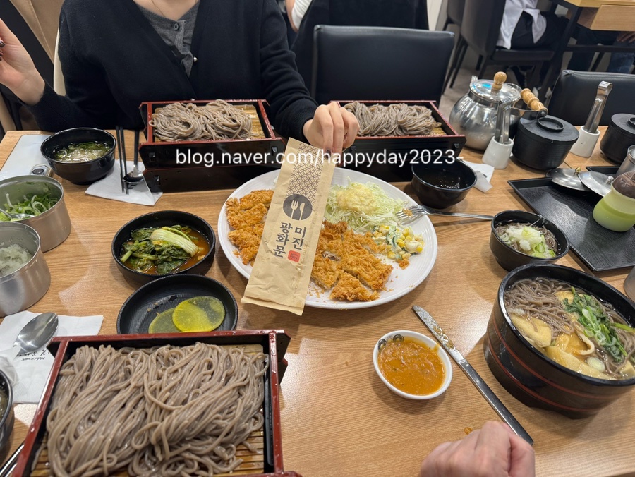 광화문 미진, 메밀국수 맛집 솔직 후기 (테이블링 대기)