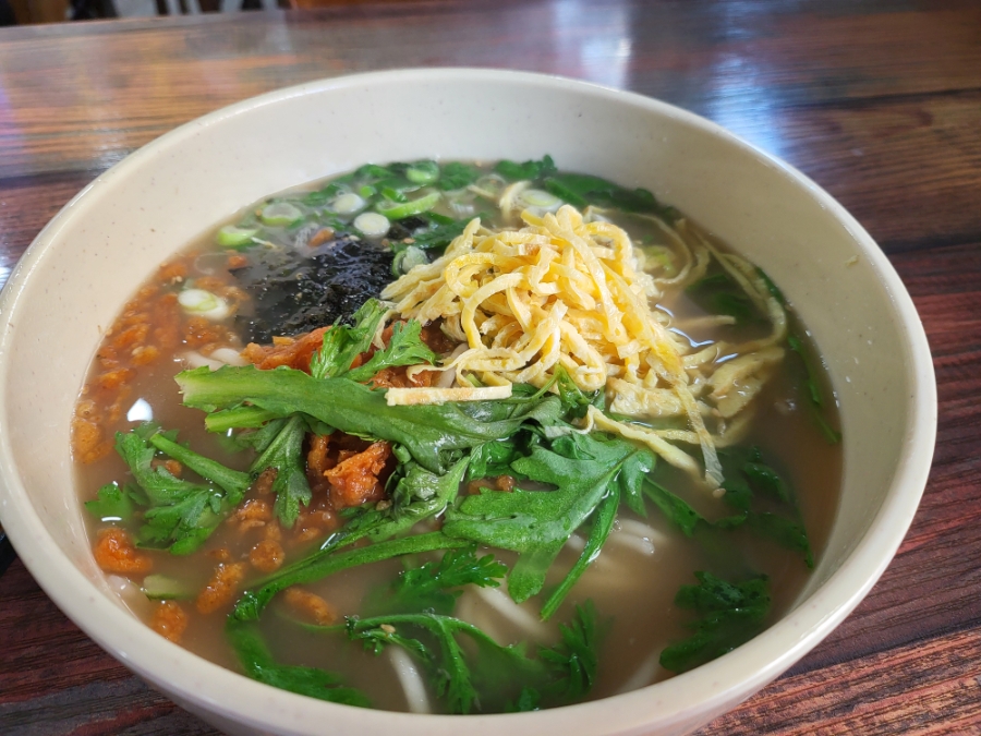 숭의동 24시 우동맛집 오목골 즉석메밀우동