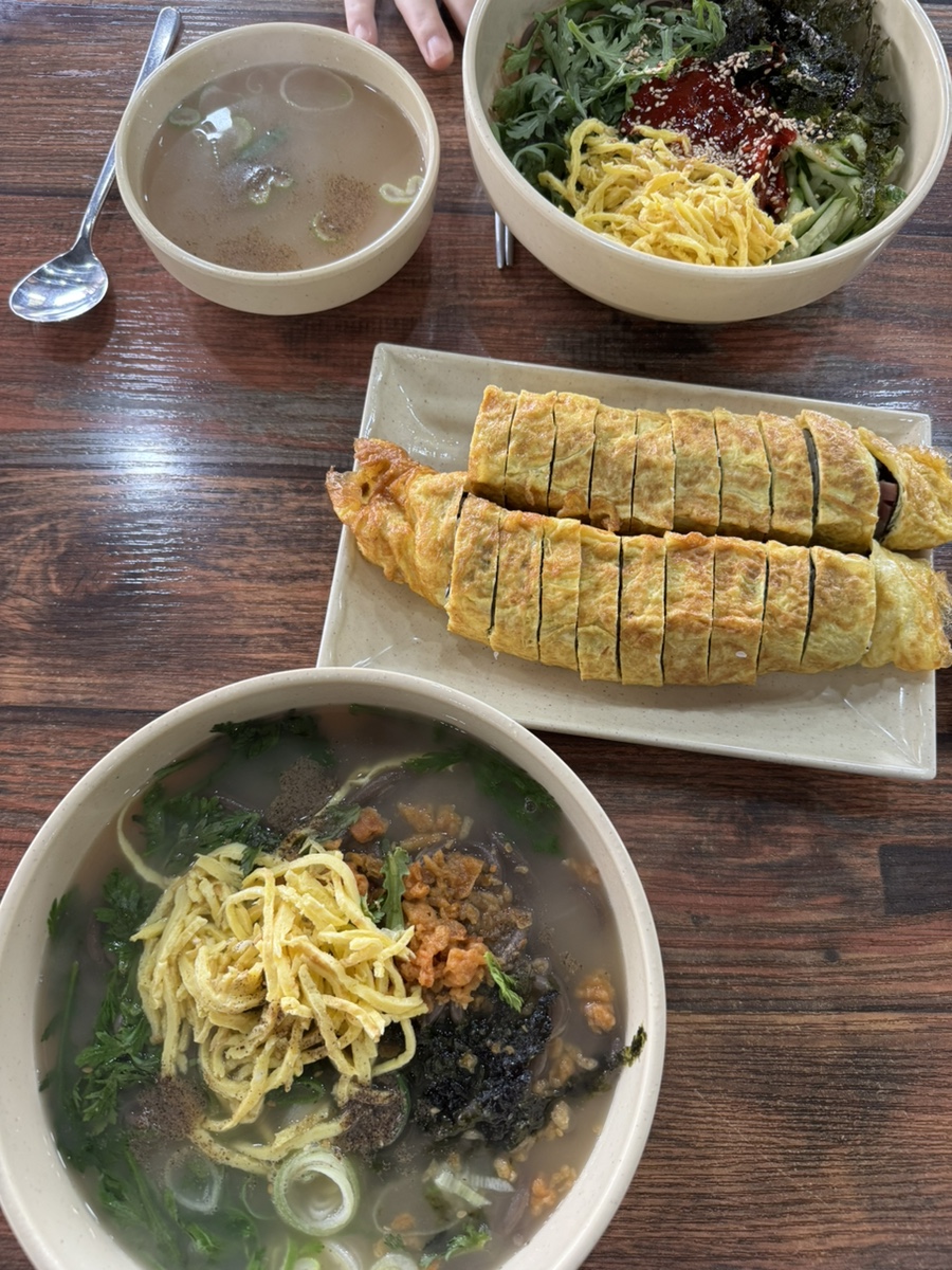 인천 제물포 맛집 오목골, 즉석메밀우동과 계란말이김밥이 유명한곳!