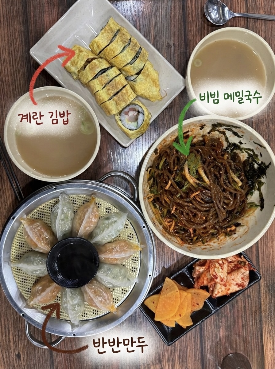 인천 도화 현지인 맛집 추천  24시 영업 즉석메밀우동 오목골 (주차정보) 후기