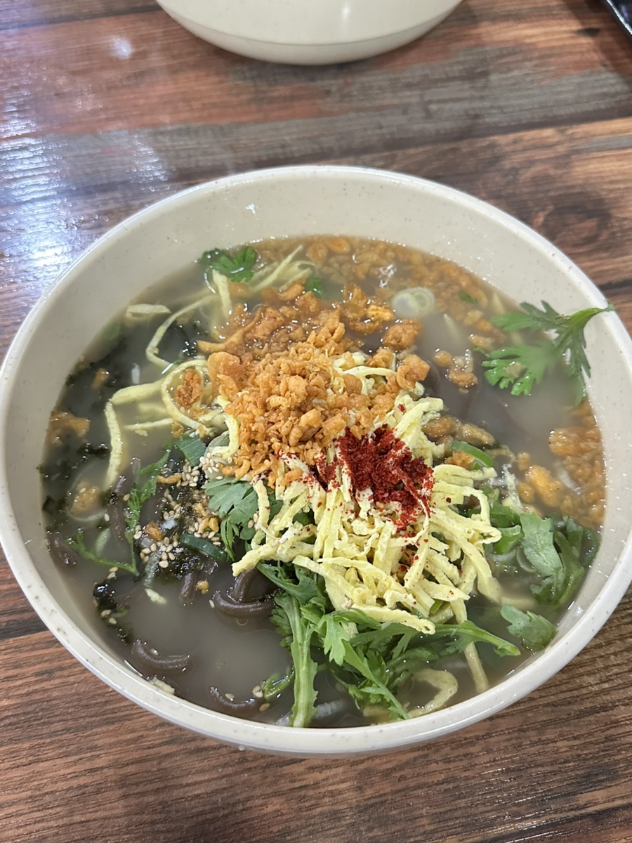 인천 24시 영업 식당 오목골 즉석메밀우동 후기