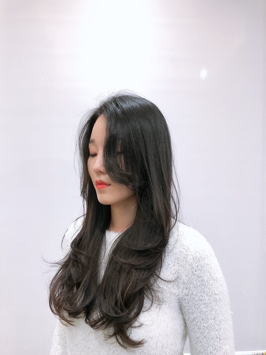 가산 미용실-새롬디자이너의 레이어드 C컬펌