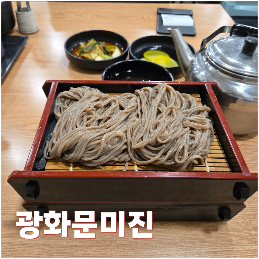9년 연속 미슐랭 맛집 종로 메밀국수 광화문미진 (내돈내산)