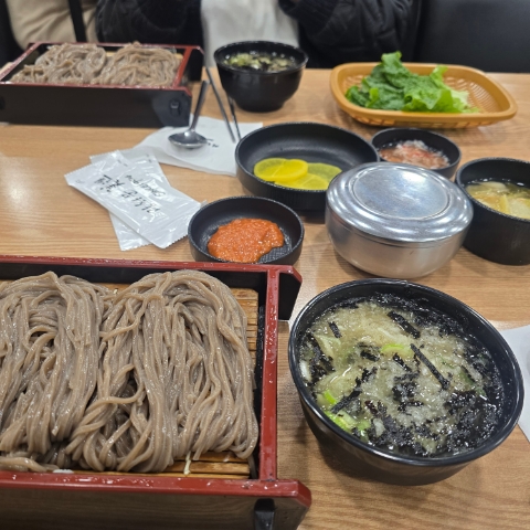 광화문 미진 본점 메밀국수 주차