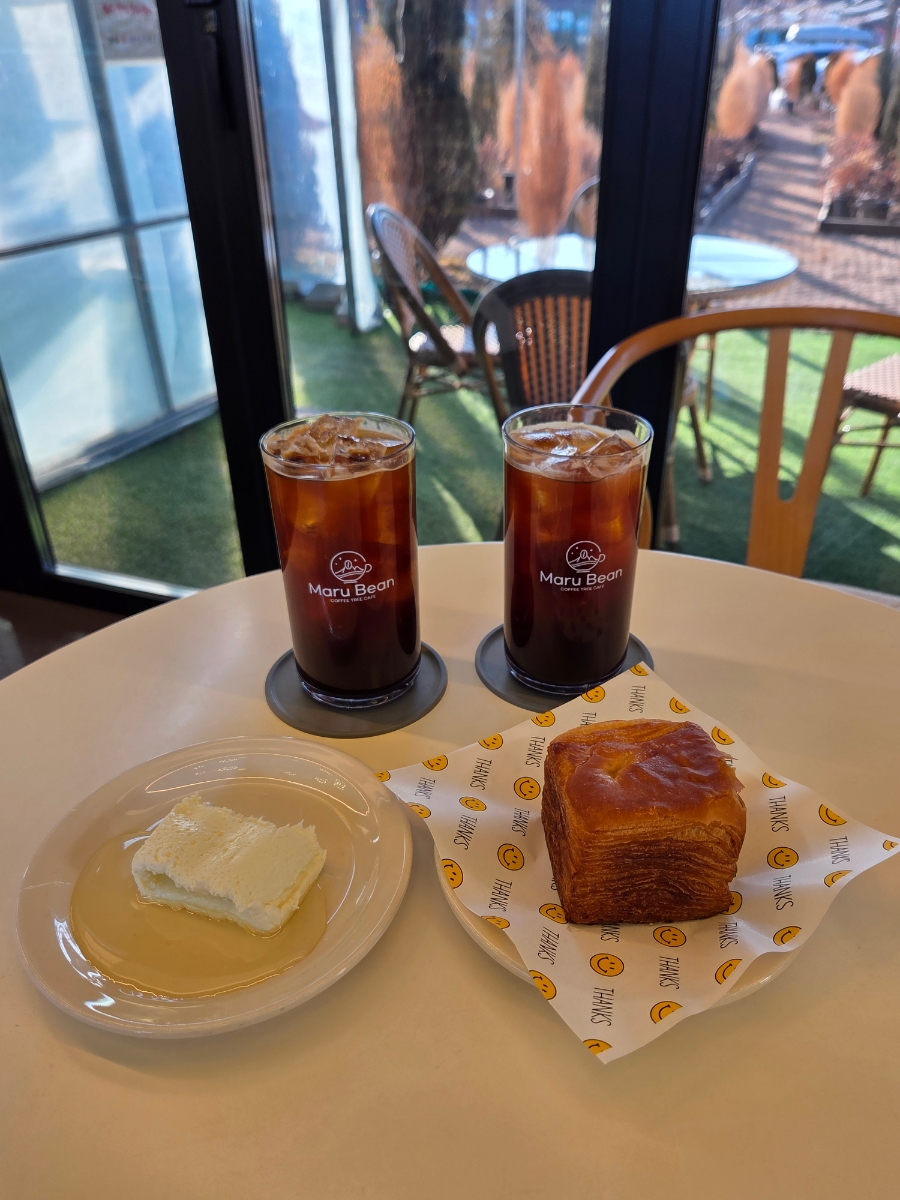 구리 장자호수공원 주차 가능 대형 카페 카이막 맛집 마루빈
