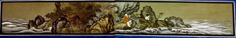 사찰 벽화이야기 - 무인도의 두 형제. 관세음과 대세지보살.