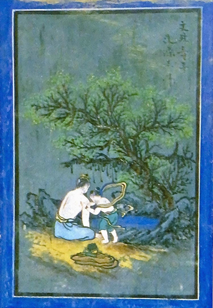 사찰 벽화이야기 - 불치병을 고치다. 세조와 문수동자.
