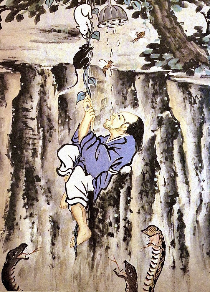 사찰 벽화이야기 - 다섯 방울의 꿀에 취하여. 인수정등도.