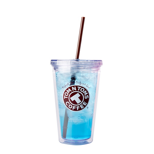 탐앤탐스 더블 콜드 텀블러 (16oz) 제품 이미지